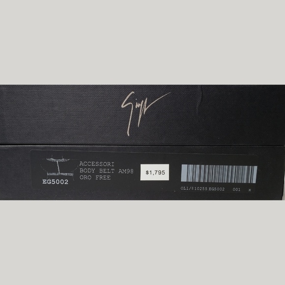 Authentic Giuseppe Zanotti Body Belt - Picture 7 of 8